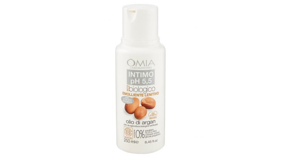 Eco Biologico Intimo Ph 5,5 Emolliente Lenitivo Olio di Argan