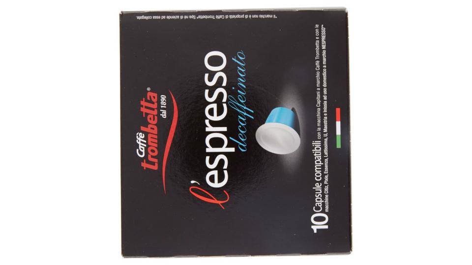 L'Espresso Decaffeinato Capsule 50 Pz
