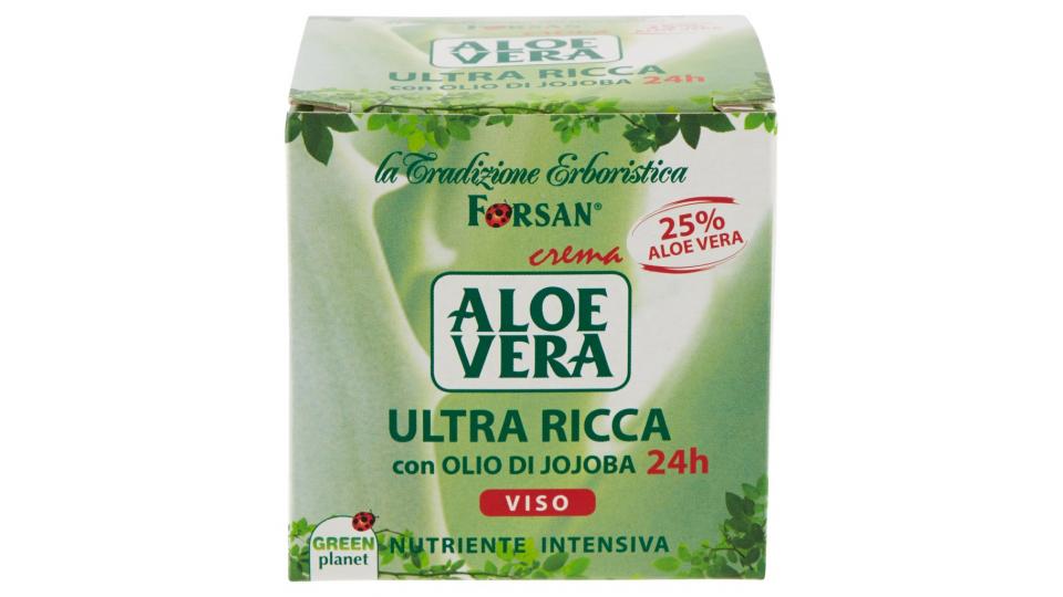 Aloe Vera Crema Ultra Ricca con Olio di Jojoba 24h