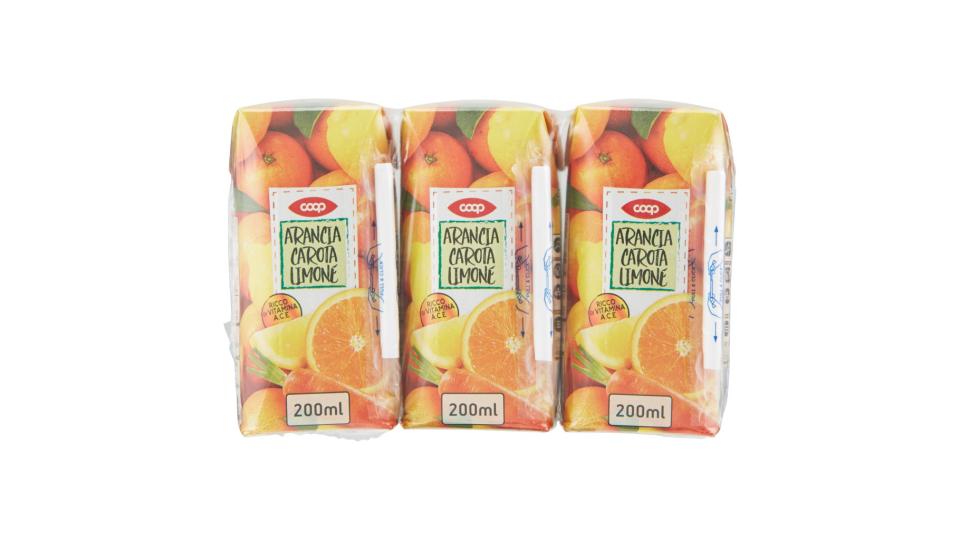 Arancia Carota Limone 3 x 200 Ml