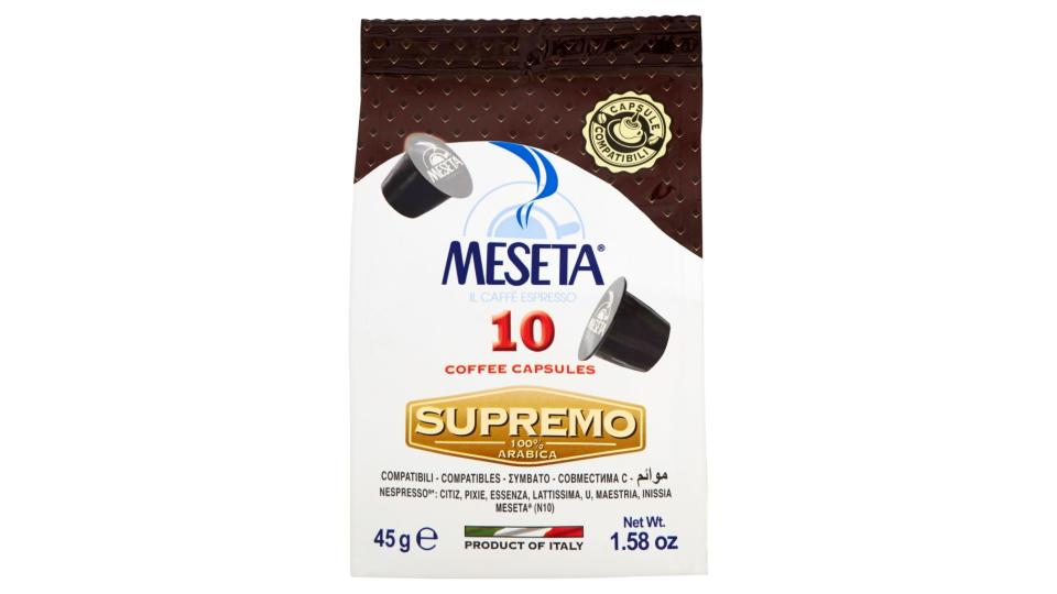 Supremo 100% Arabica 10 Coffee Capsules