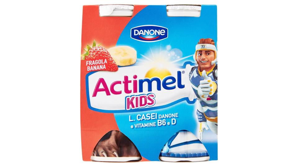 Actimel Kids Fragola Banana 4 x 100 g