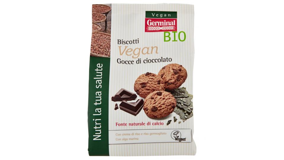 Biscotti Bio con Gocce di Cioccolato, Fonte Naturale di Calcio