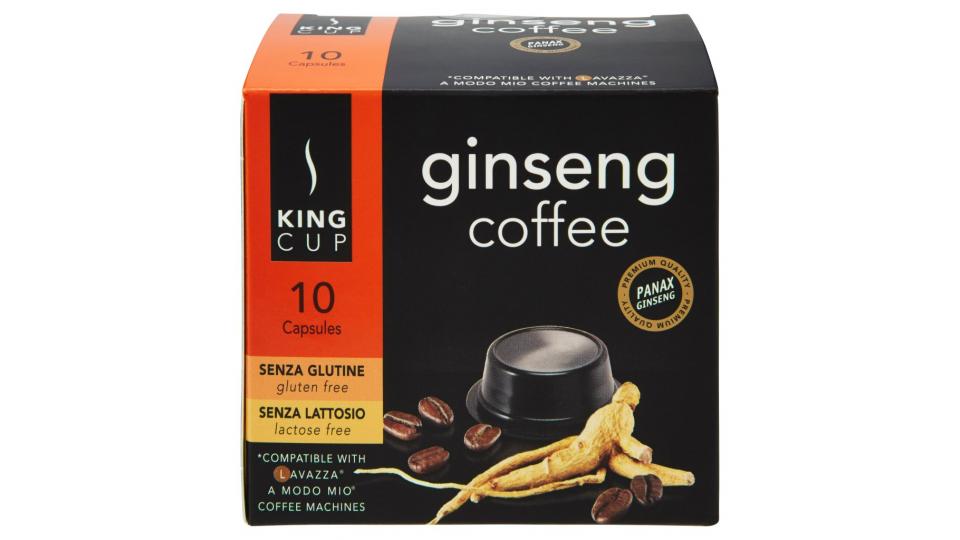 Ginseng Coffee Capsule Compatibili Lavazza* a Modo Mio* 10 x 6,5 g