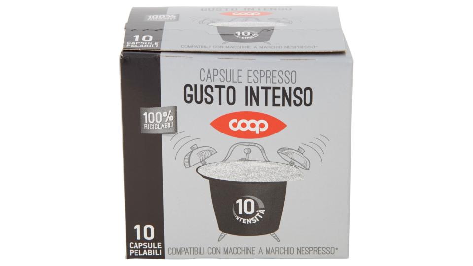 Capsule Espresso Gusto Intenso 10 Capsule Pelabili