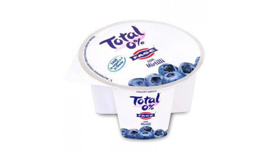 Yogurt Greco Total 0% Split ai Mirtilli 