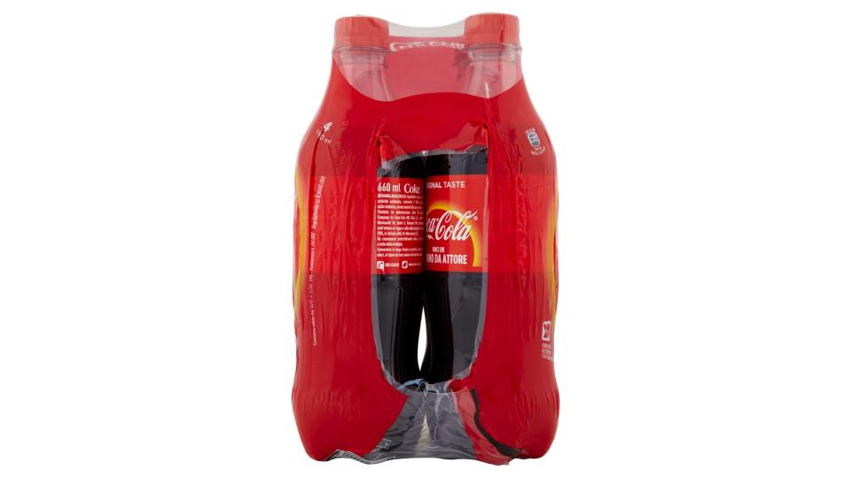 Bottiglia di Plastica da 660ml Confezione da 4 Pezzi