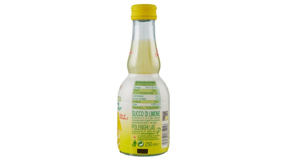 100% Succo di "limone di Siracusa Igp"