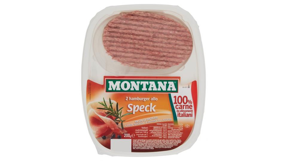 2 Hamburger allo Speck  2 x 100 g