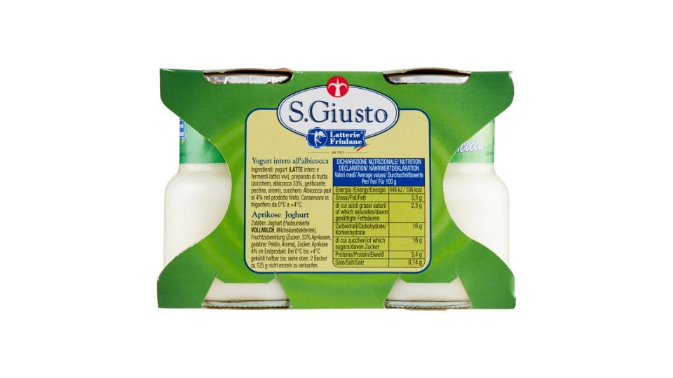 S.giusto Yogurt all'Albicocca 2 x 125 g