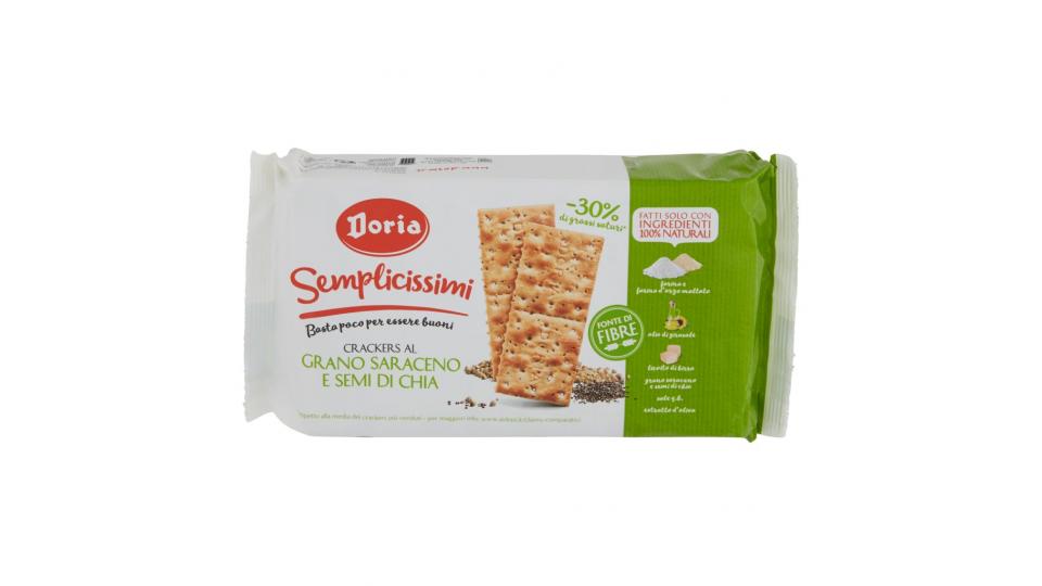 Semplicissimi Cracker Grano Saraceno e Semi di Chia