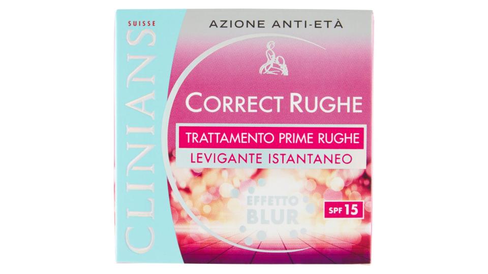 Correct Rughe Trattamento Prime Rughe Levigante Istantaneo Spf15