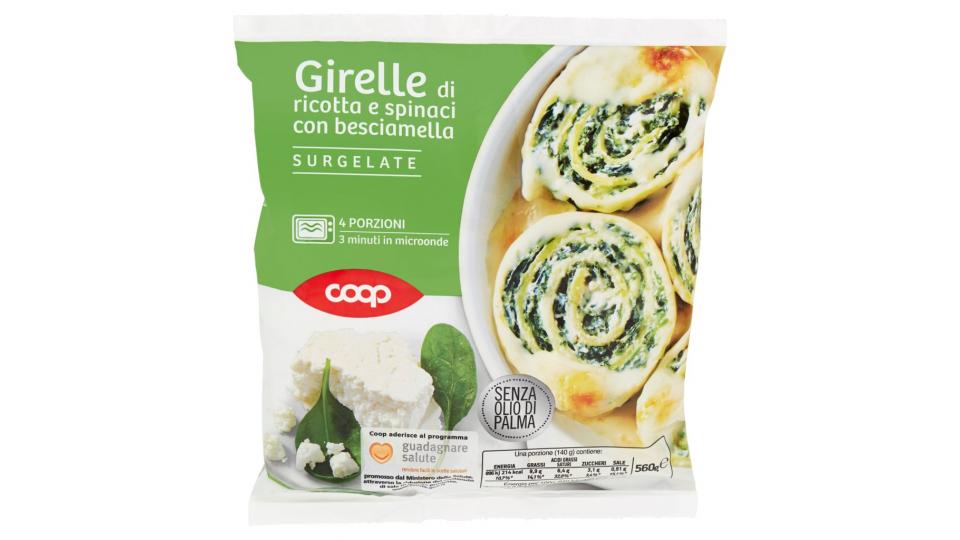 Girelle di Ricotta e Spinaci con Besciamella Surgelate