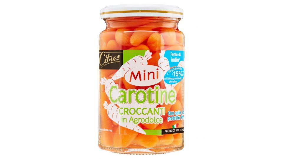 Mini Carotine Croccanti in Agrodolce