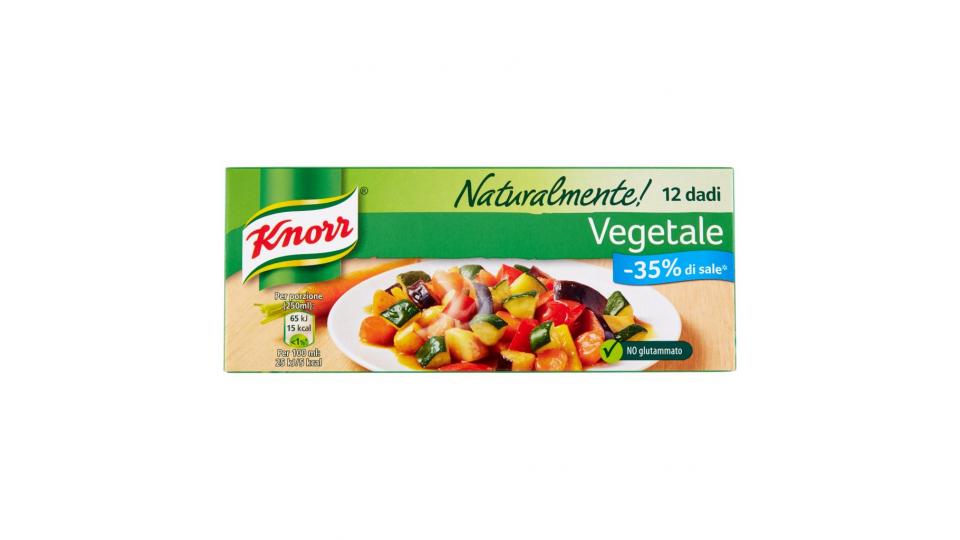 Naturalmente! Vegetale -35% di Sale** 12 Dadi