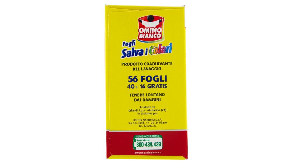 Fogli Salva i Colori 56 Pz