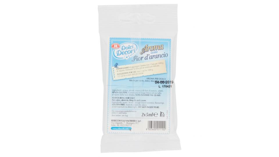 Dolci Decori Aroma Gusto Fior d'Arancio