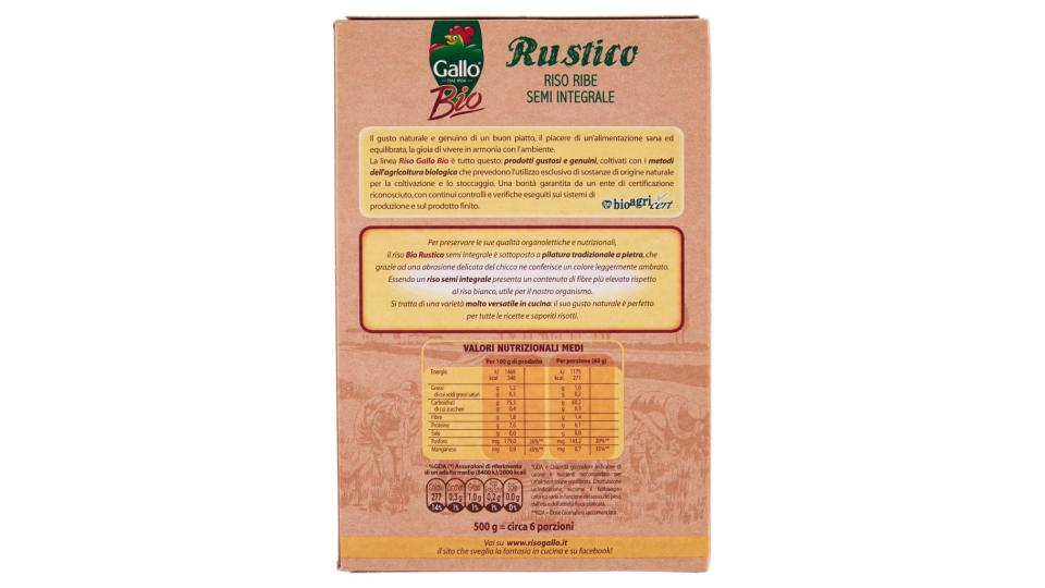 Bio Rustico Riso Ribe Semi Integrale