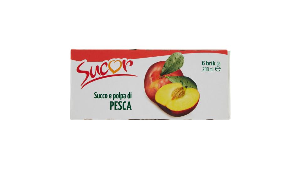 Succo e Polpa di Pesca 6 x 200 Ml