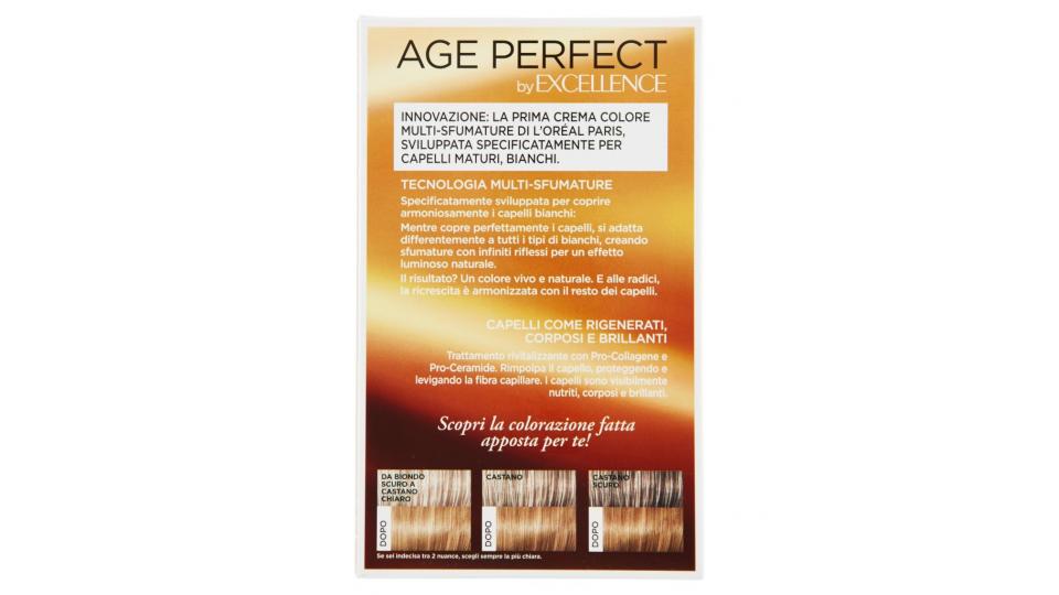 Age Perfect By Excellence Crema Colore Multi-sfumature 6.13 Castano Chiaro Beige