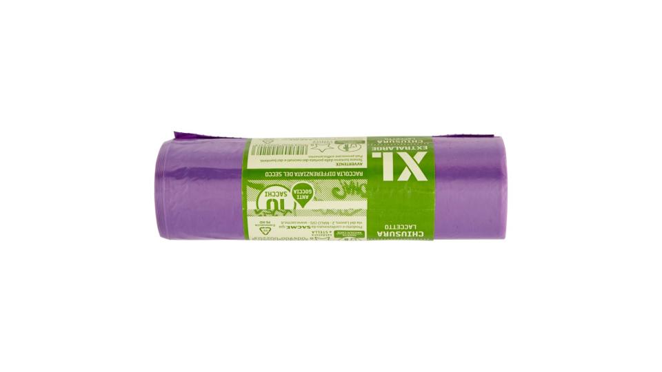 Bidone Xl-extralarge 70x110 Cm 10 Sacchi Viola