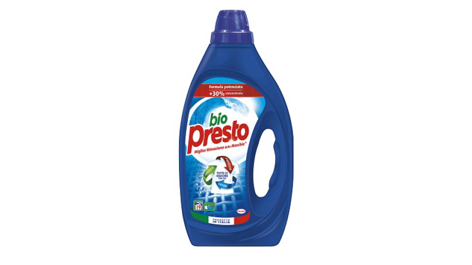 Detersivo Lavatrice Liquido Bio Presto Classico 19 Lv 