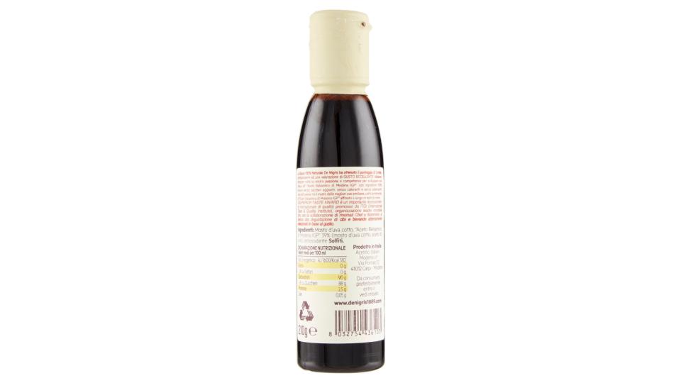 Glassa 100% Naturale con "aceto Balsamico di Modena I.G.P." e Mosto d'Uva Cotto