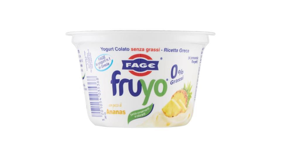 Fruyo 0% Grassi con Pezzi di Ananas