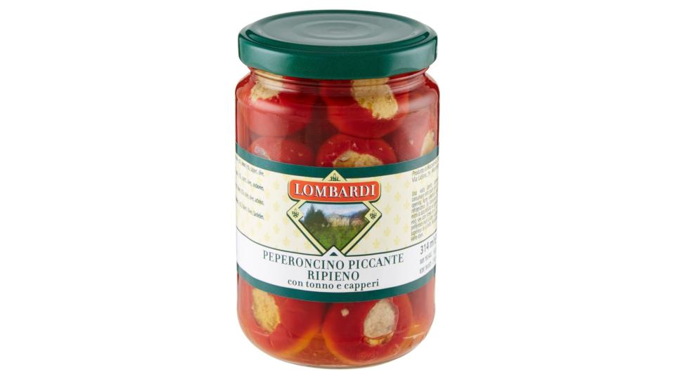 Peperoncino Piccante Ripieno con Tonno e Capperi