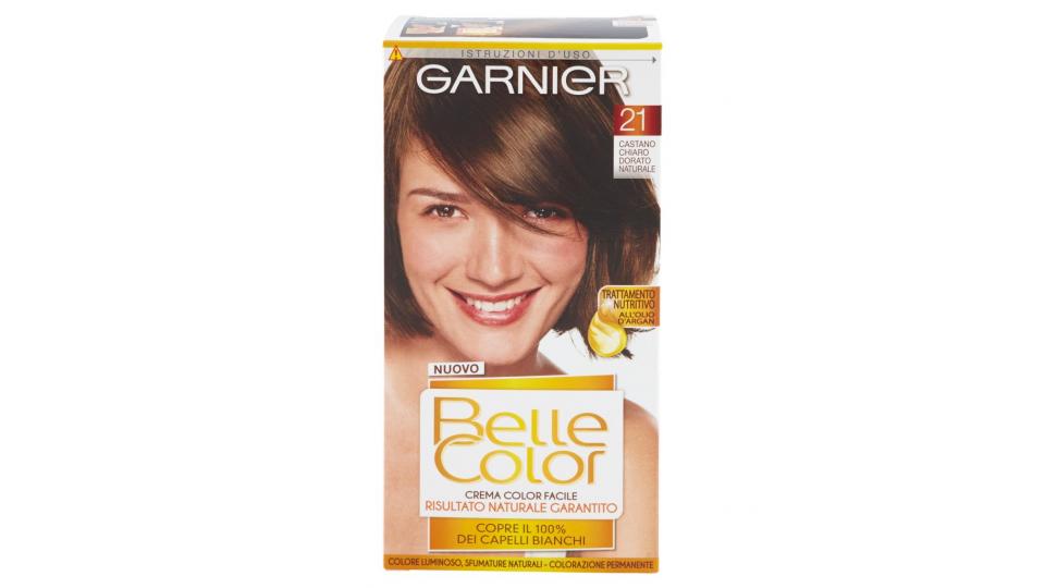 Belle Color Crema Color Facile 21 Castano Chiaro Dorato Naturale