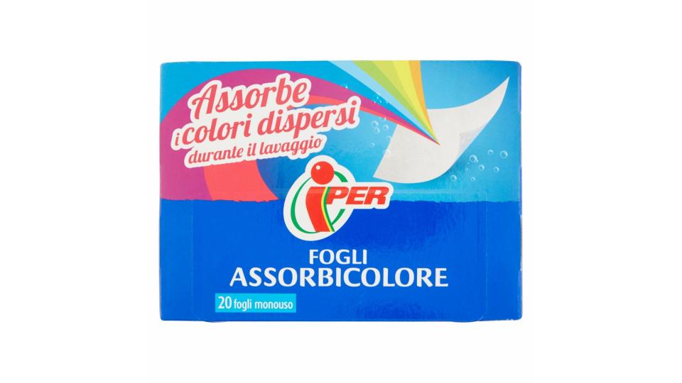 Fogli Assorbicolore 20 Pz