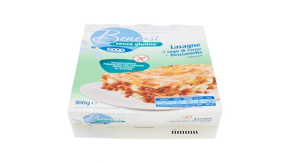 Senza Glutine Lasagne al Ragù di Carne e Besciamella Surgelate