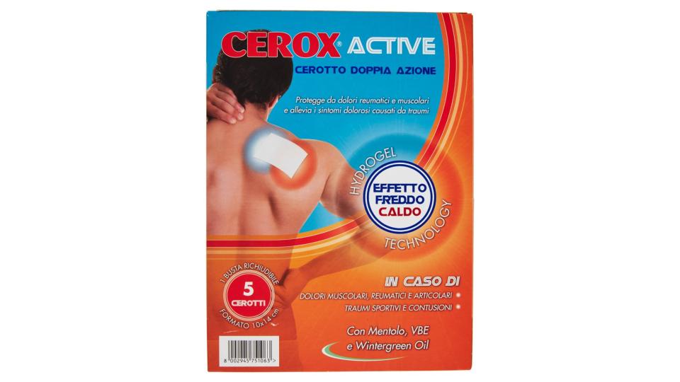 Active Cerotto Doppia Azione 5 Pz