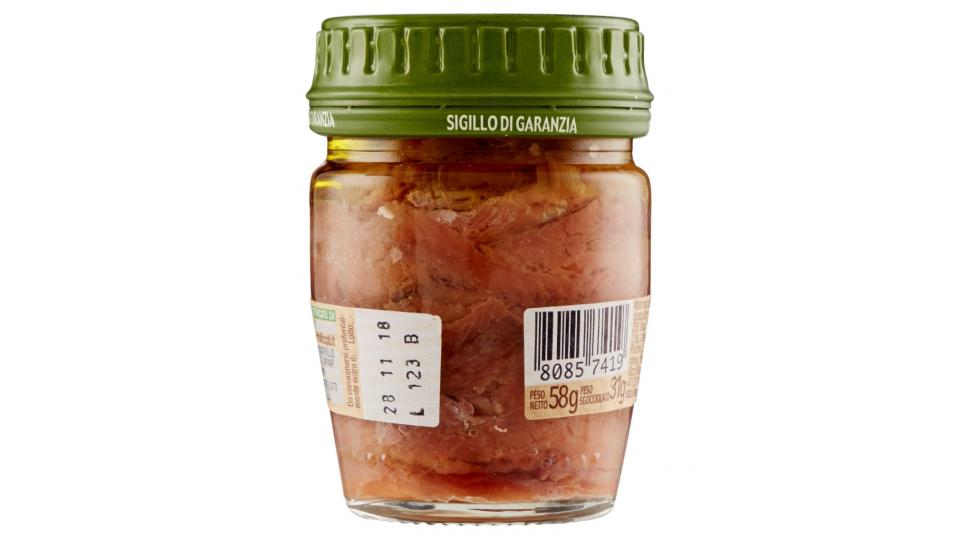 Filetti di Alici in Olio di Oliva Biologico