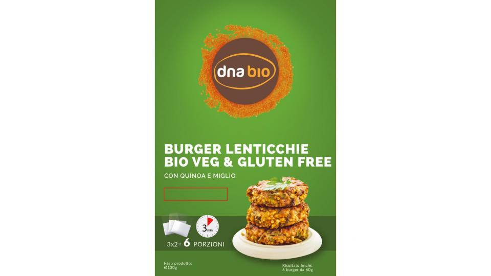 Preparato Burger Dnabio 130g