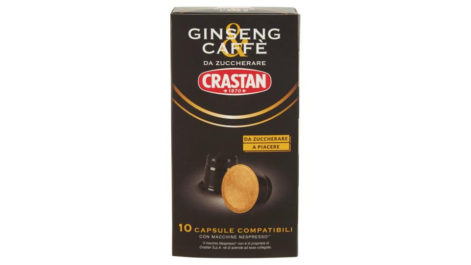 Ginseng & Caffè da Zuccherare Capsule Compatibili con Macchine Nespresso* 10 x 3,7 g