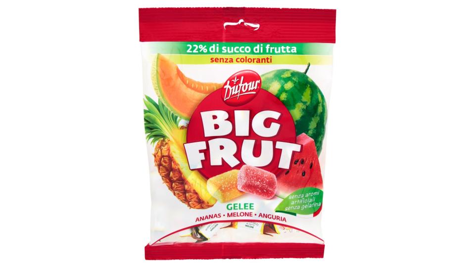 Big Frut Gelee Ananas, Melone, Anguria