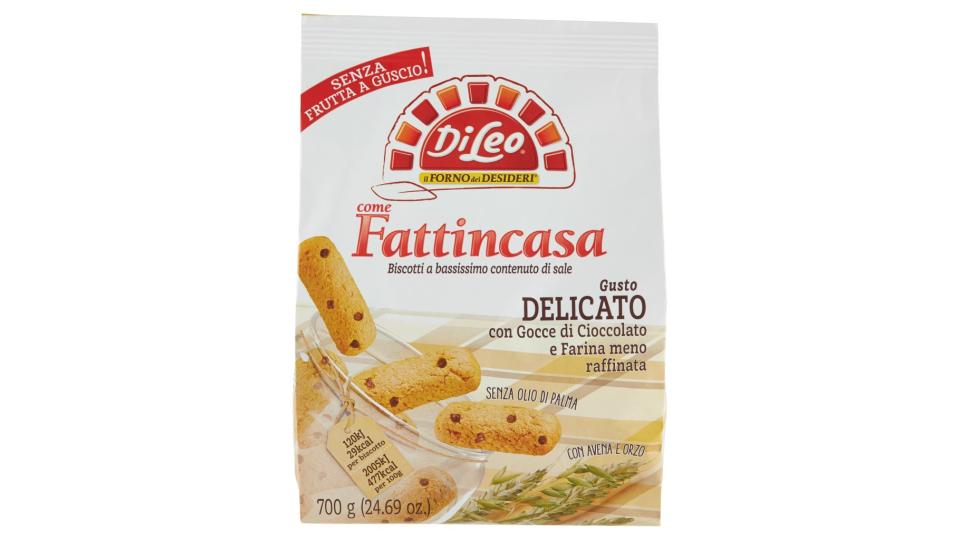 Fattincasa Gusto Delicato con Gocce di Cioccolato e Farina Meno Raffinata