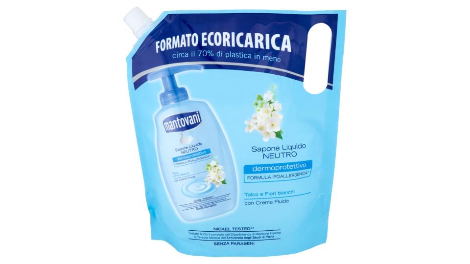 Sapone Liquido Neutro Talco e Fiori Bianchi Ecoricarica