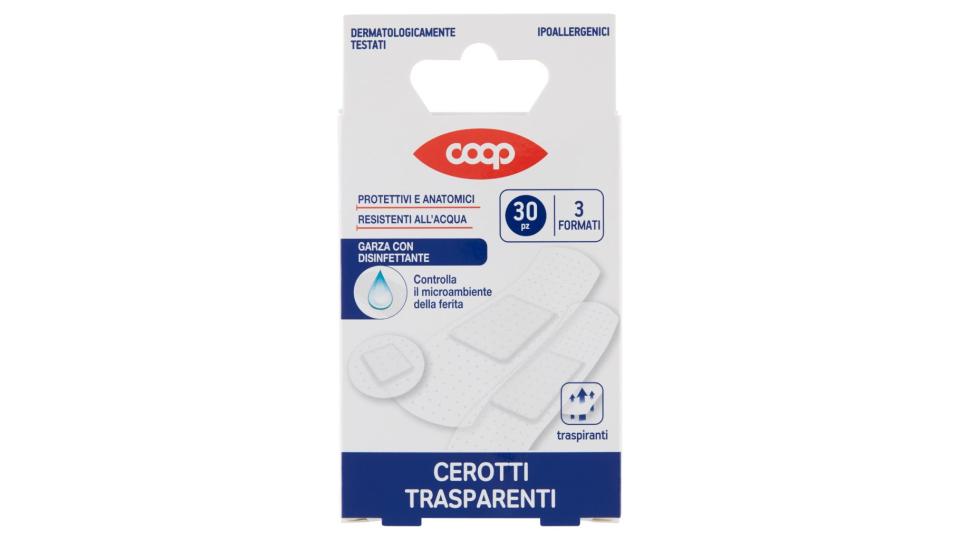 Cerotti Trasparenti 3 Formati 30 Pz