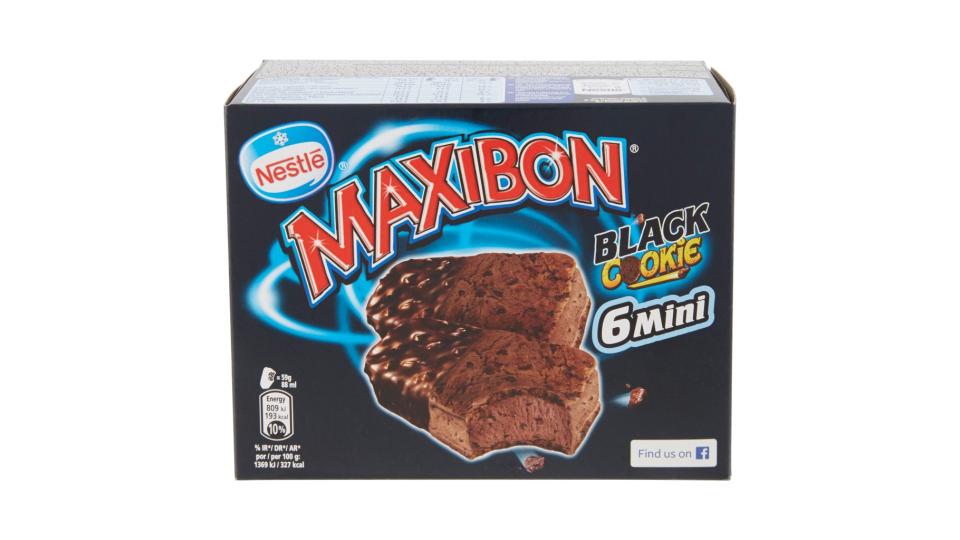 Maxibon Black Cookie 6 Mini