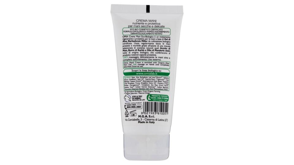 Eco Biologica Crema Mani Aloe Vera