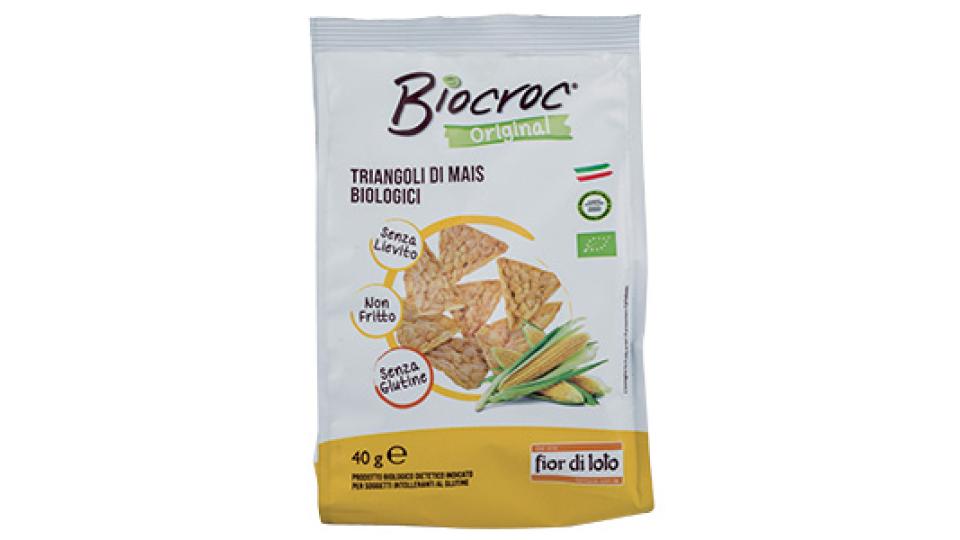 Biocroc Triang.Mais 40g.Fior