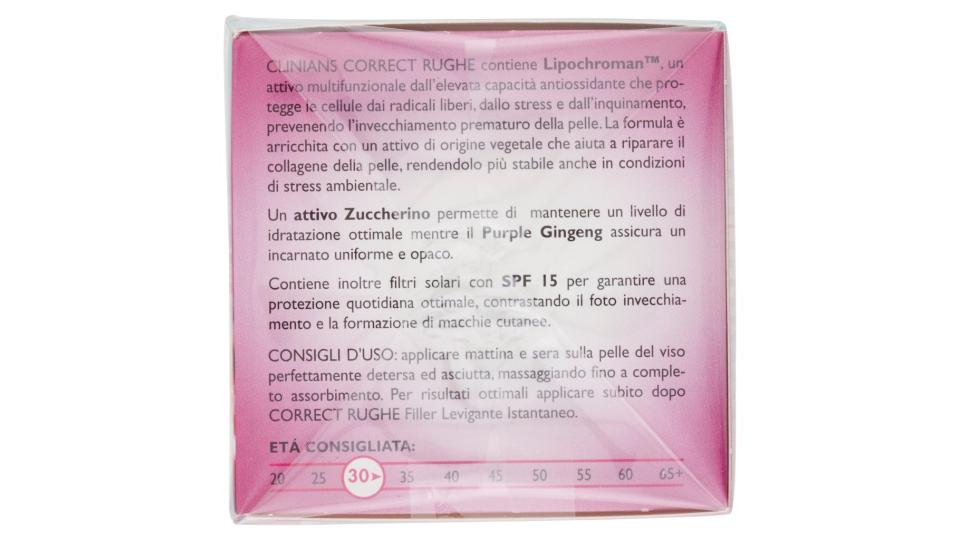 Correct Rughe Trattamento Prime Rughe Levigante Istantaneo Spf15