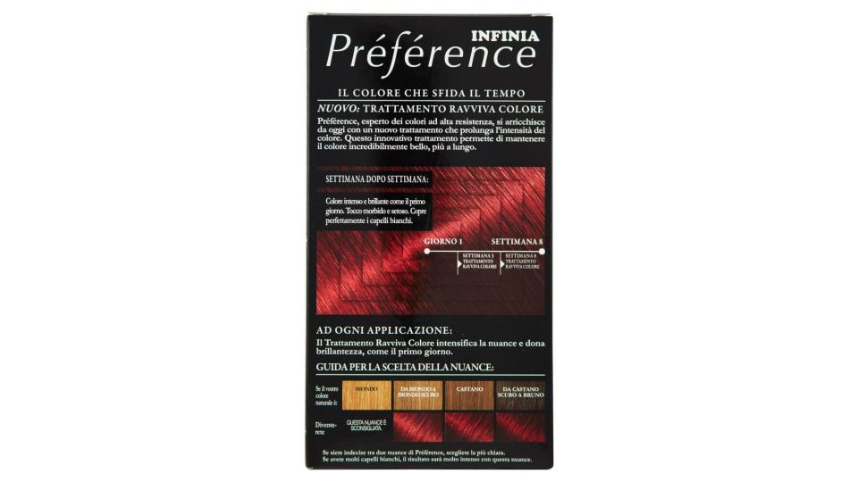 Préférence Infinia Colore Anti-sbiadimento P46 Pure Ruby Rosso Profondo Intenso