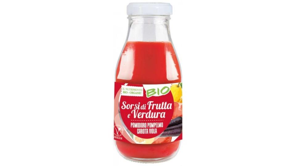 Sorsi di Frutta e Verdura Pomodoro Pompelmo Carota Viola