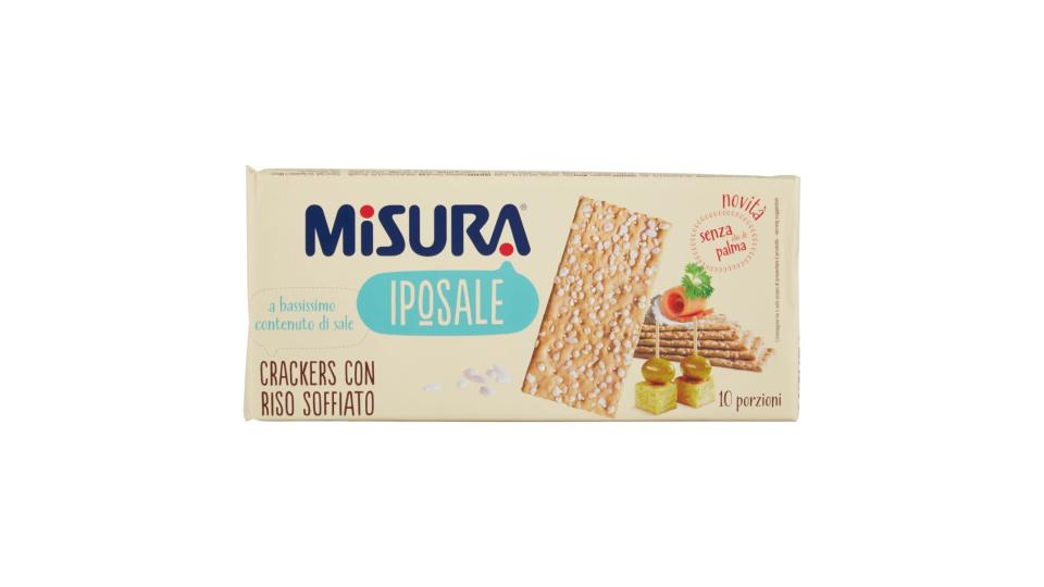 Iposale Crackers con Riso Soffiato