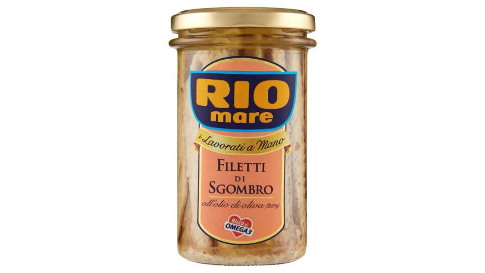 I Lavorati a Mano Filetti di Sgombro all'Olio di Oliva (28%)