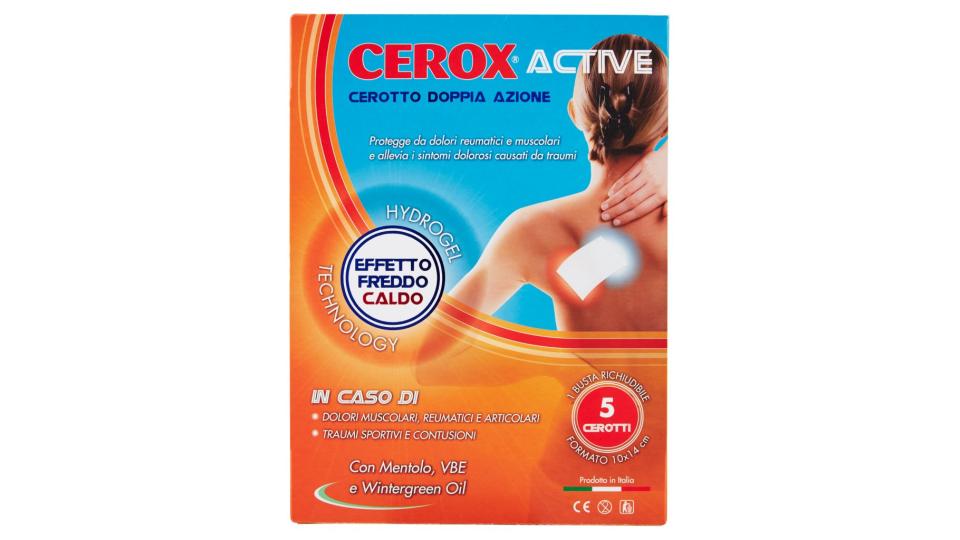 Active Cerotto Doppia Azione 5 Pz