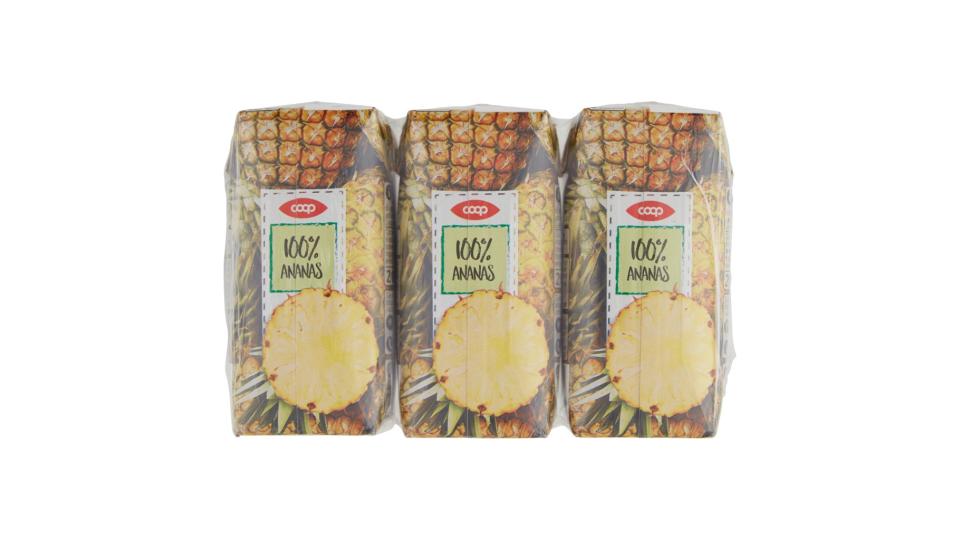 100% Ananas 3 x 200 Ml